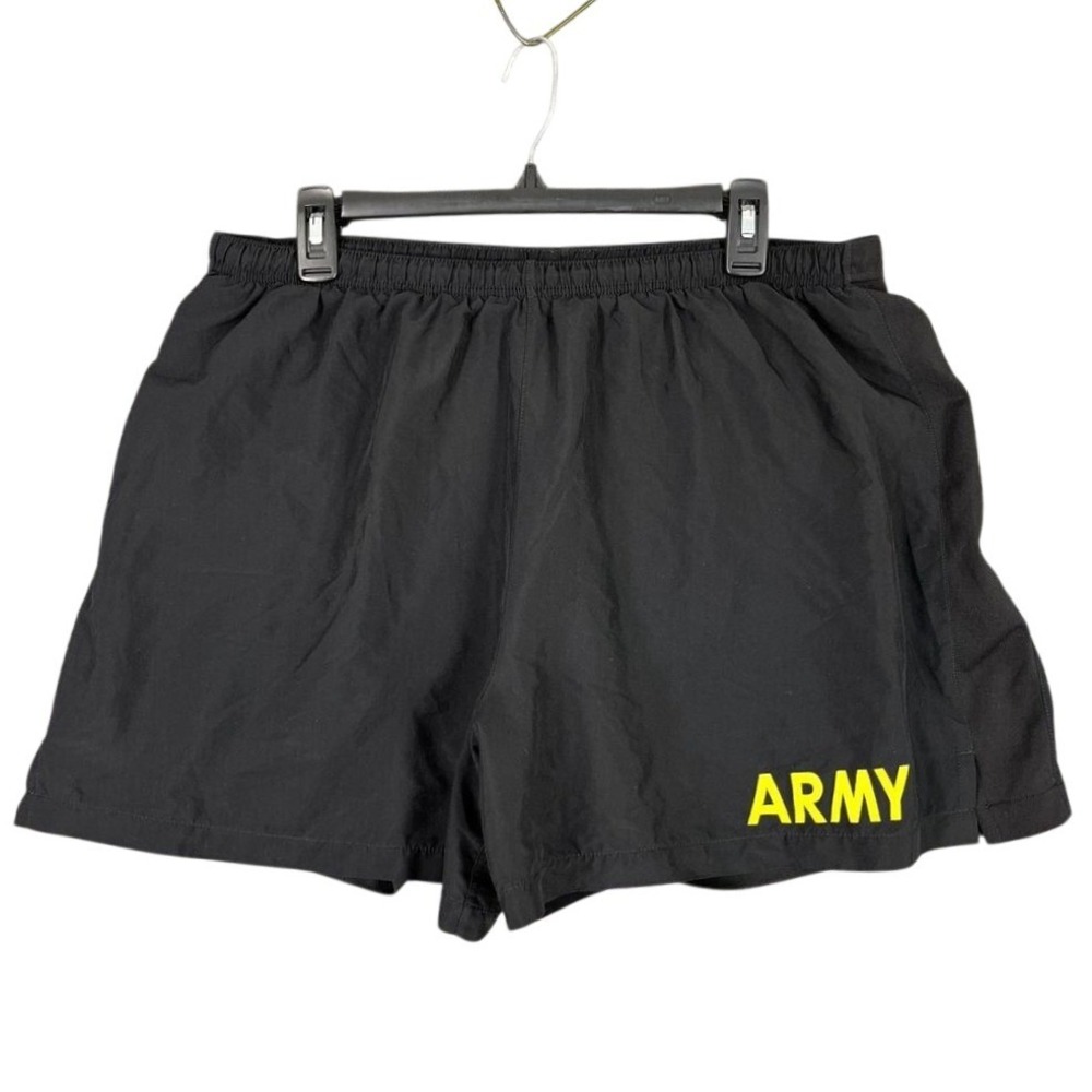 Army APFU Shorts‎ Mens Large Physical Fitness Uniform Trunks Drawstring Military